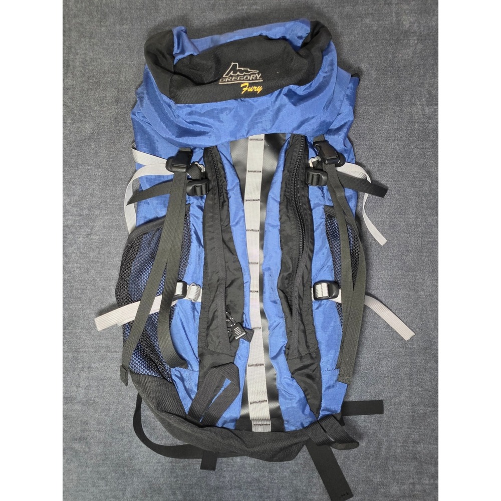 Gregory Fury Backpack Blue Black 40L Hiking Daypack Made in USA Lightweight